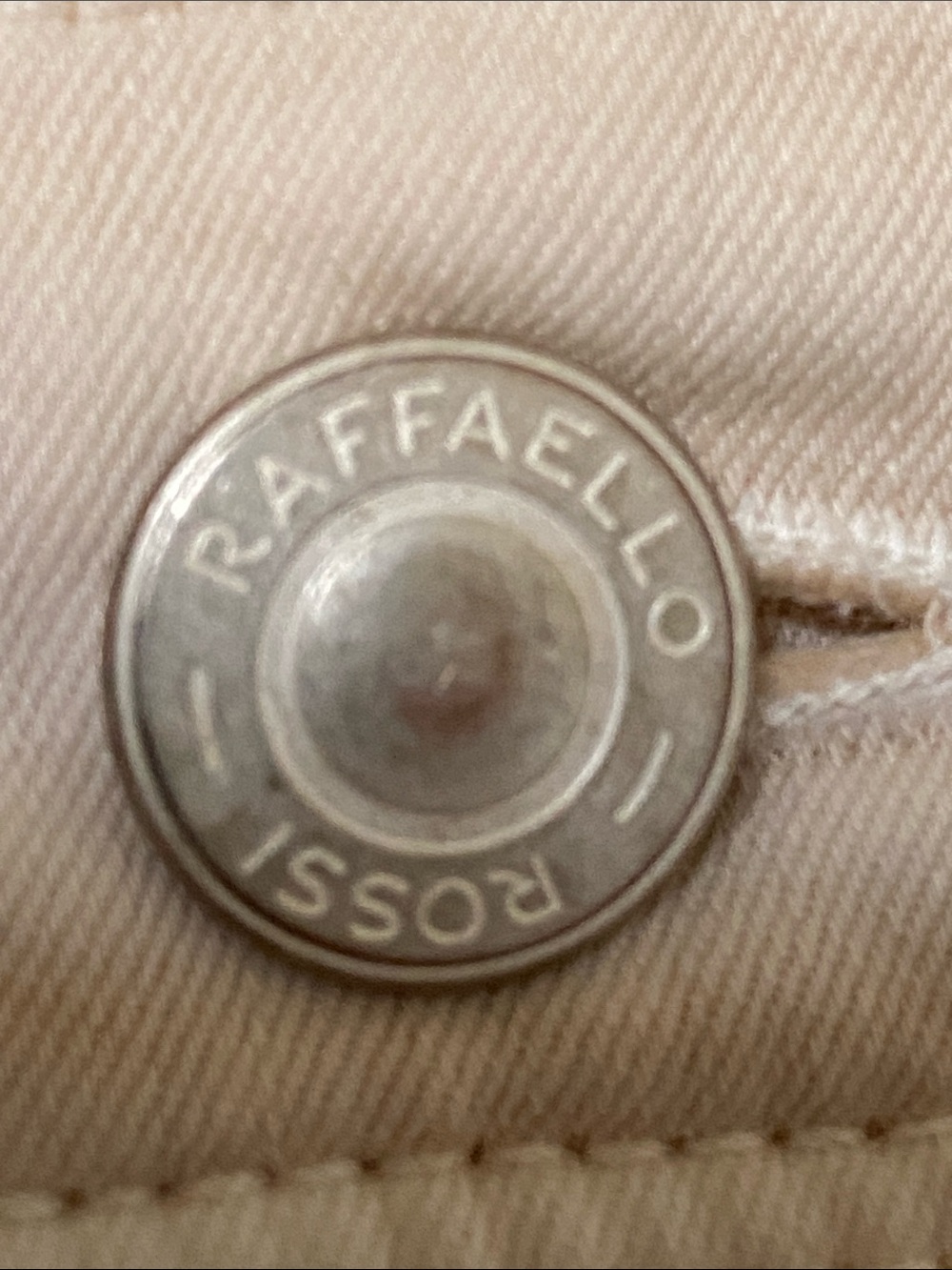 RAFFAELLO ROSSI Light beige High-Waist Jeans - Picture 5 of 11
